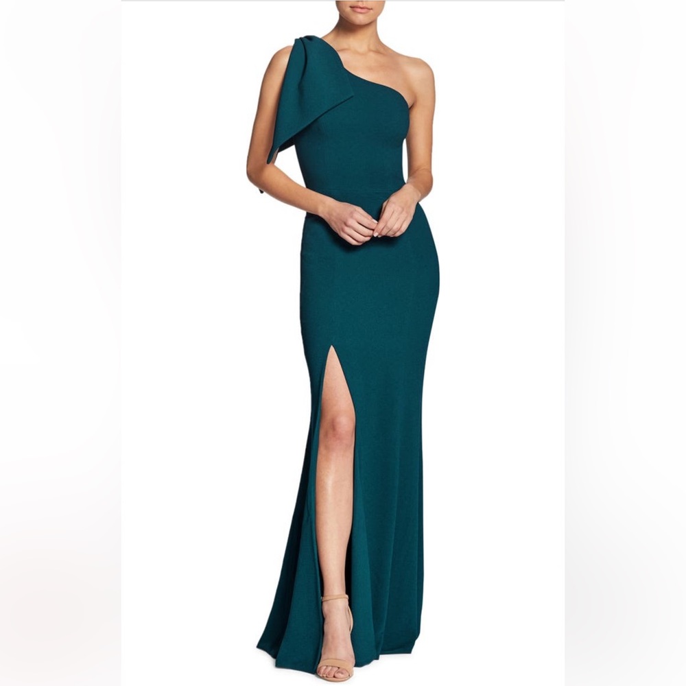 Dress the Population Georgina One Shoulder Crepe Gown